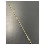 14 KT Rope Chain Bracelet