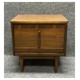 MidCentury Modern Walnut Veneer Night Stand