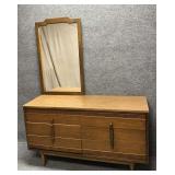 Mid-Century Danish Modern Walnut/Veneer Dresser