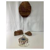 Petrified Wood, Jasper Stone, Spinner