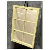 Painted Window Pane Wall Mirror