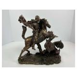 St.George and The Dragon Resin Statue
