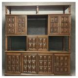 Vintage Eight Piece Wall Unit