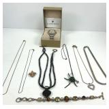 Judith Ripka Watch Sterling Bracelet Necklaces