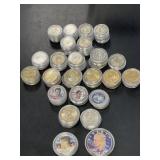 Lot of Newer Encased Coins