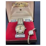 Wyler Mens Watch and Ladies Bulova Caravelle