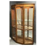 Pulaski Furniture Wood and Glass Cabinet