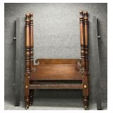 Vintage Full Cannonball High Poster Bed
