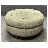 LaZBoy Round Upholstered Ottoman