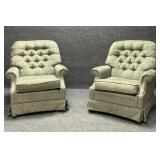 Pair of LaZBoy Swivel Rocker Chairs