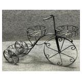 Wrought Iron Tricycle Plant Stand