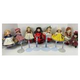 Eight Madame Alexander Dolls