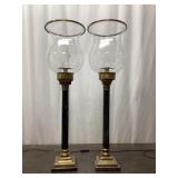 Pair Neoclassic Style Candle Holders