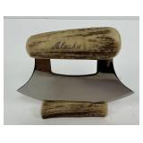 Alaska Ulu Knife with Faux Antler