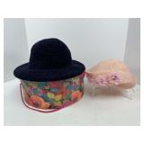 Two Hats with Hat Box