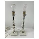 Pair Of Leviton Boudoir Table Lamps