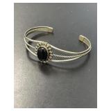 Sterling Onyx Cuff