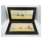Two Framed Desert Scene Prints