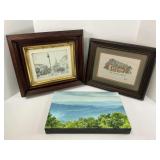 Three Pieces of Wall Art