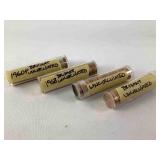 Four Rolls of Uncirculated US Pennies