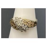 10 KT Ladies Diamond Ring