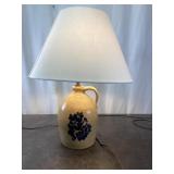 Stoneware Jug Table Lamp, Pfaltzgraff Fork Art