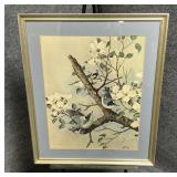 Signed Framed Vintage Print