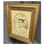 Antique Oval Portrait