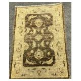 Hand Knotted Wool Small Rug Traditional
