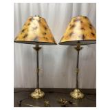 Pair of Candlestick Style Lamps