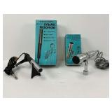 Two Vintage Realistic Microphones