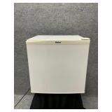 White Haier Compact Single Door Mini Fridge
