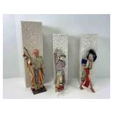 Three Vintage Asian Figurines