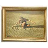 Framed Print of Painting by Lunda Hoyle Gill