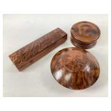 Vintage Moroccan Wood Vanity Set