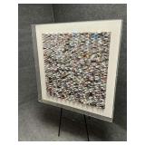 Striking Modern Dimension Wall Sculpture