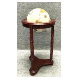 World Globe on Traditional Cherry Wood Stand