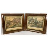 American Homestead Prints from Etchings