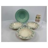 Taylorstone Cathay Berry Dessert Bowls 7.75x1.75