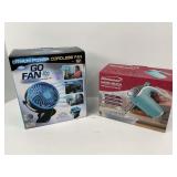 Cordless Fan and Hand Mixer