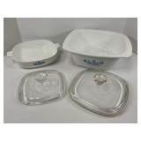 Corning Ware Blue Cornflower Pattern