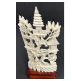 Carved Multi-Tiered Pagoda
