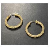 14 KT Hoop Earrings