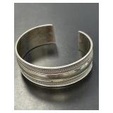 Heavy Sterling Cuff Bracelet