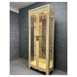 Henredon Pan Asian Campaign Curio Cabinet