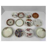 Twelve Miscellaneous Bowls Plates and Saucers