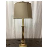 Brass Candlestick Table Lamp
