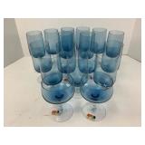 Fostoria Glamor Blue Glasses
