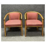 Pair of Classic Curved Back Chairs