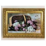 Gold Framed Print on Canvas